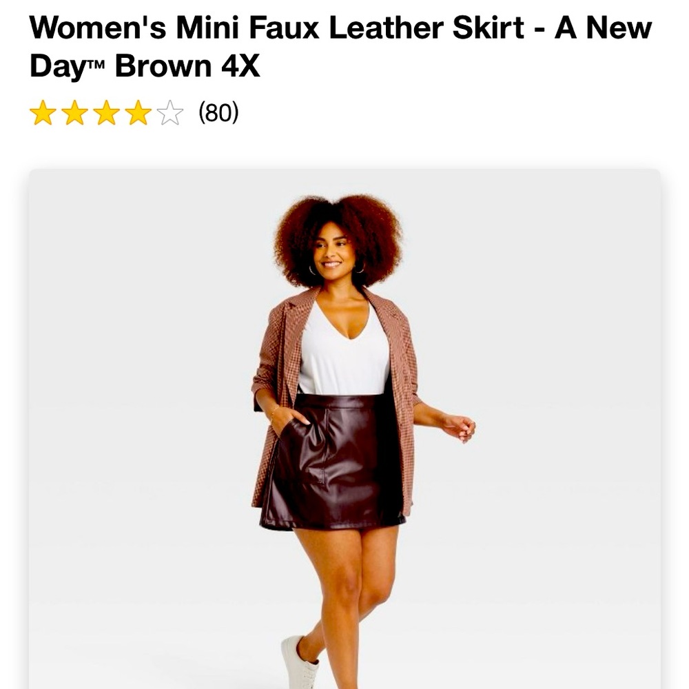 A New Day Mini Faux Leather Skirt - Dark Brown